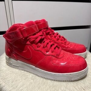 Nike Red High-Top Sneakers